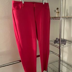 Pink kady ankle pants from ELOQUII
